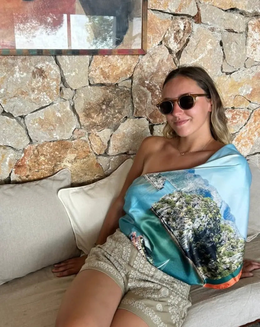 Foulard Baie d'Halong Ma boutique